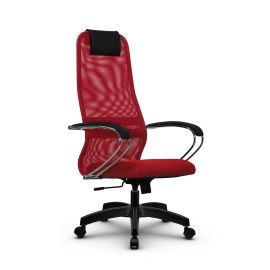 Кресло SU-BK-8 пластик, сетка красное